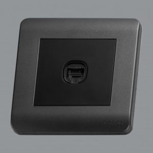 Orange Telephone Socket Outlet 8 Wire 8 Contact Data-Gun Metallic