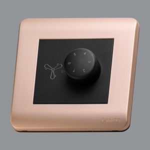 Orange 5 Step Hum Free Fan Controller-Gold Matte